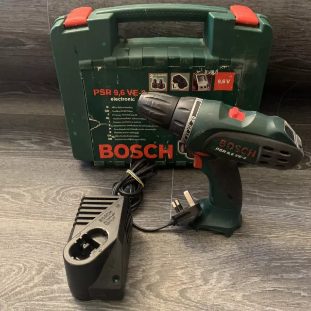 BOSCH PSR 9 6 VE 2 Cordless Drill 9.6V Bare Drill Only Charger