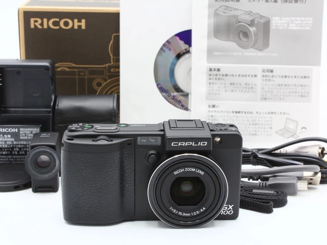 PROBADO] RICOH CAPLIO GX100 10.1MP Digital Camera VF-1 Viewfinder