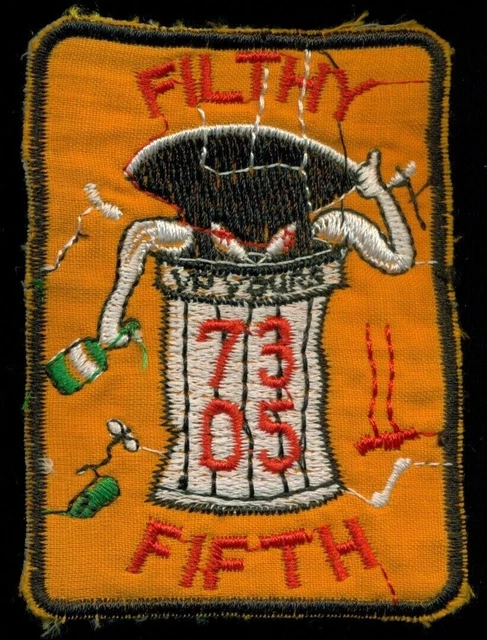 Filthy Few Patch US ARMY 5TH Special Forces Group Filthy Fifth 73-05 Vietnam Patch DC-5 ...