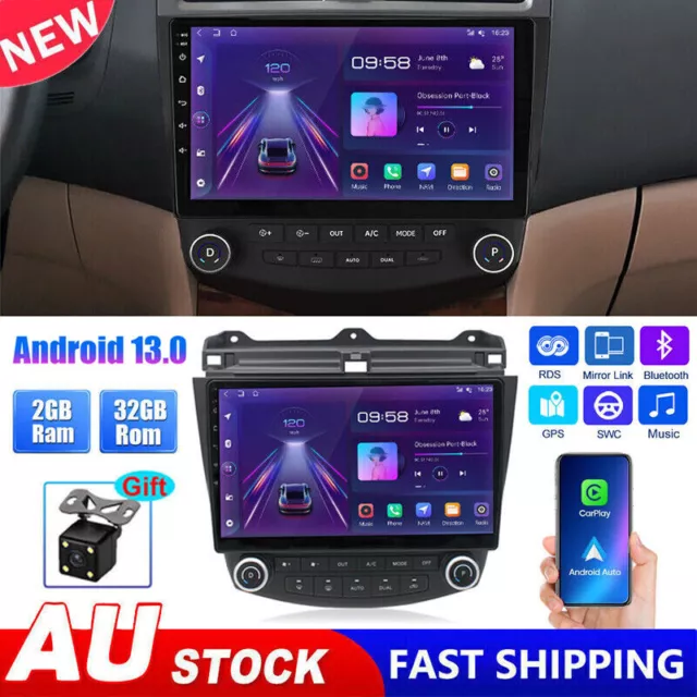 Apple Carplay For Honda Accord 2003-2007 Android 13 Car Radio Gps Navi Head Unit