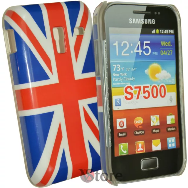 Cover para Samsung Galaxy Ace Plus S7500 Bandera Inglés Inglaterra