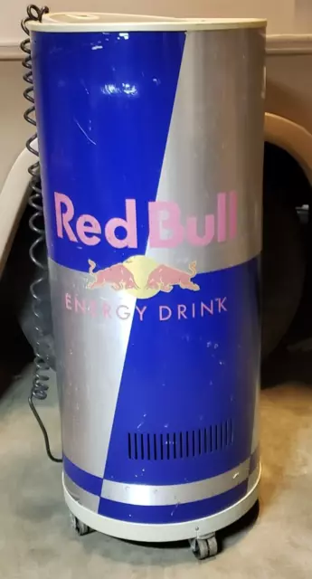 New Red Bull Energy Drink Logo Mini Fridge Tabletop ECO Cooler with Keys  M034