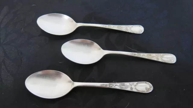 CAVALIER EPNS A1 Sheffield England Stamped Vintage Silverware Teaspoons x 3 19.98 PicClick AU