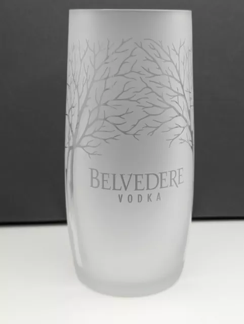 Belvedere vodka Hi Ball Frosted Glass Brand New 2