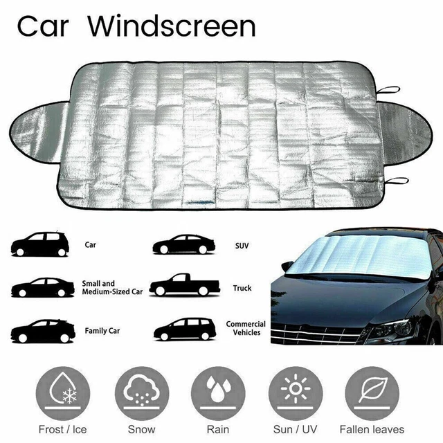 Magnétique Voiture Pare-Brise Housse Sun-Shade Bouclier Poussière Neige / Ice
