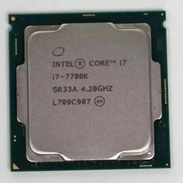 Intel Core I7-7700K Processor 4.2 GHz Quad-Core LGA 1151 SR33A CPU I7-7700K Intel Core I7-7700K Processor 4.2 GHz Quad-Core LGA 1151 SR33A CPU I7-7700K