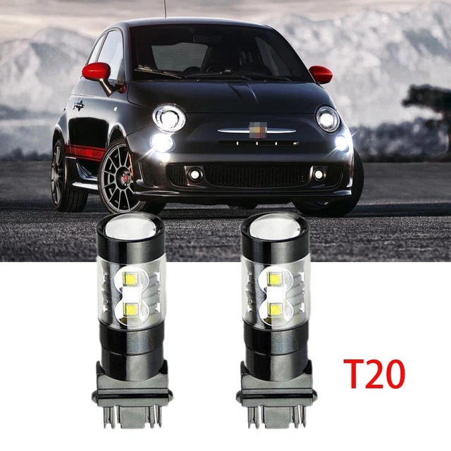 FOR FIAT 500 Abarth DRL LED White Bright 20072021 Daytime Running