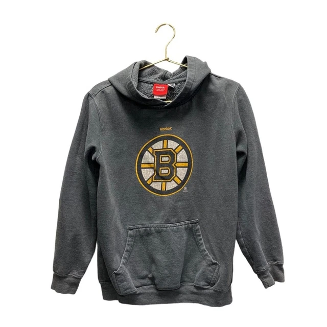 Reebok Boston Bruins Kids Youth Size L Hooded Sweatshirt