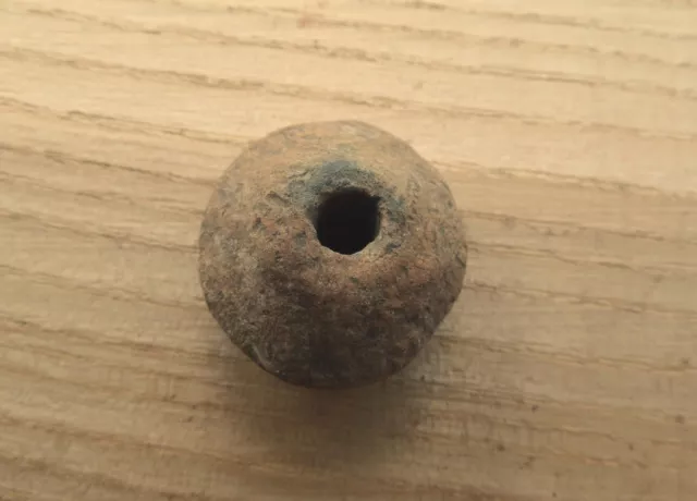 Perfect Viking Stone Spindle Whorl 8-10 AD Kievan Rus