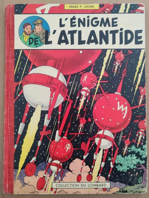 EO belge BLAKE et MORTIMER L' Enigme de l' Atlantide 1957 JACOBS COTE 1500