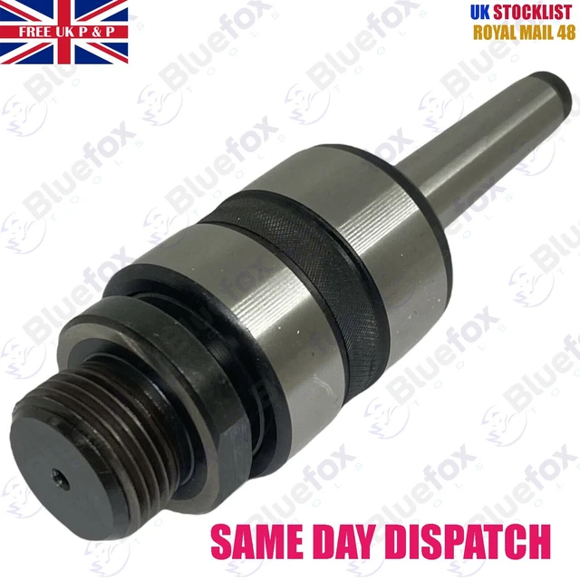 Bluefox Threaded Revolving Live Center - MT1, MT2, MT3, MT4 Morse Taper For Precision Lathe, 14x1mm