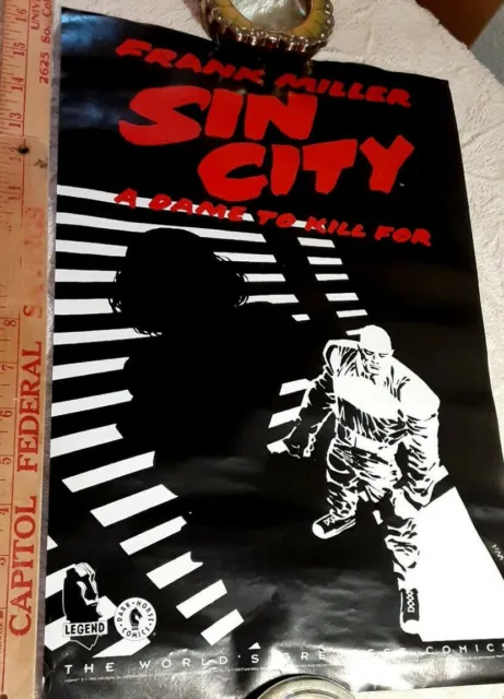 Dark Horse Comics Original Poster Sin City Dame To Kill For Frank Miller