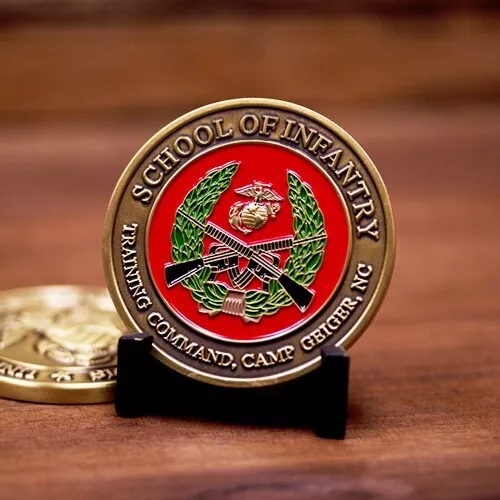 Marine Corps School of Infantry Camp Geiger Challenge Coin