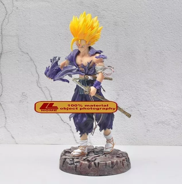 Anime Dragon Ball Z Super Saiyan Son Gohan Samurai Wano Figure Statue Toy Gift