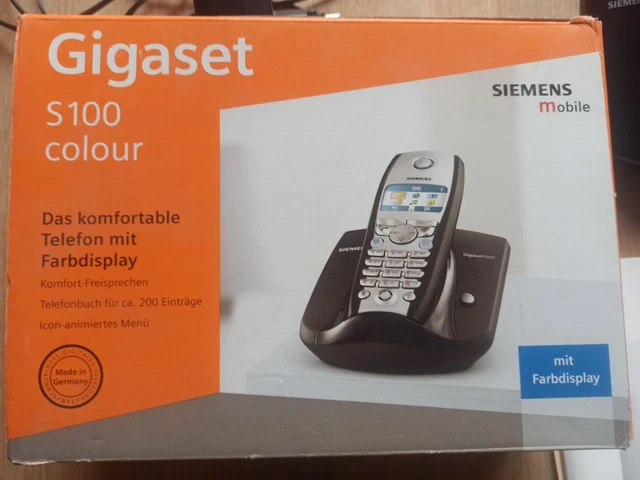 Siemens Gigaset S1 - Teléfono inalámbrico con Base de Carga para