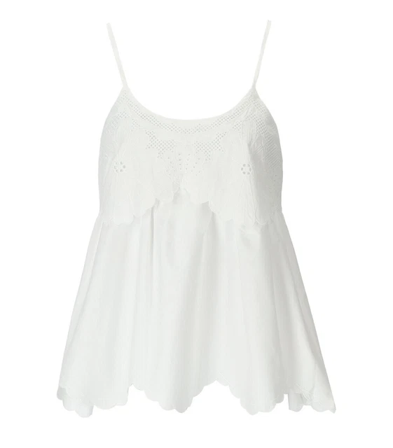 Top In Sangallo Bianco Twinset Tops Donna Bianco
