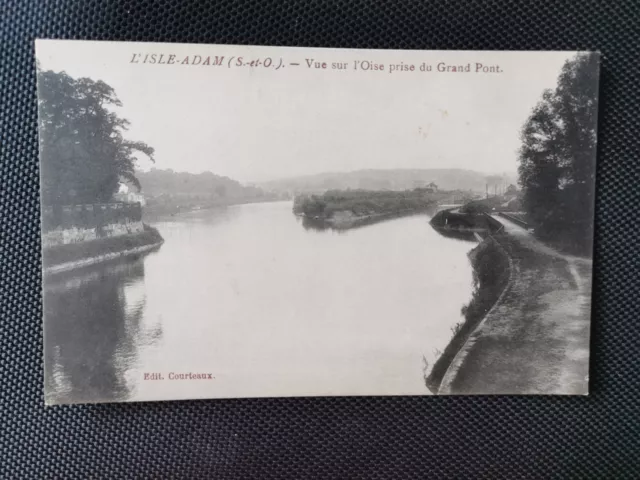 CPA 95 L'Isle-ADAM - Vue sur l'Oise prise du Grand Pont