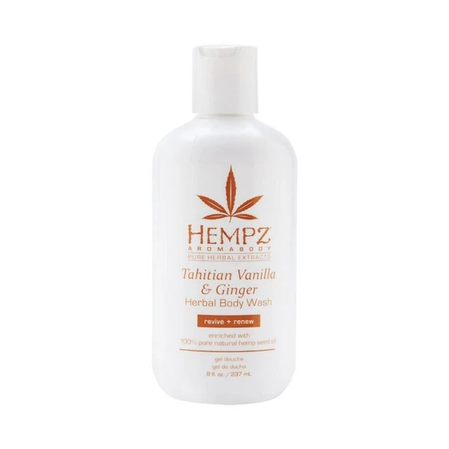 Hempz Aromabody Tahitian Vanilla & Ginger Herbal Body Wash - Revive - Renew 8 oz Hempz Aromabody Tahitian Vanilla & Ginger Herbal Body Wash - Revive - Renew 8 oz