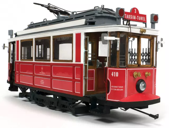 Occre Istanbul Tram 1:24 Scale Wood & Metal Model Kit