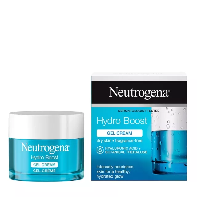 NEUTROGENA HYDRO BOOST Gel Cream Moisturiser For Dry Skin 50ml