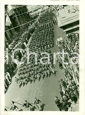 1935 GENOVA Squadroni Milizia Volontaria sfilano per la città *Fotografia