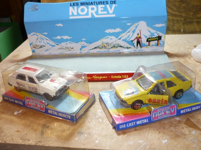 NOREV ancien , lot de 10 jet car RENAULT FUEGO publicitaires OASIS 1 43