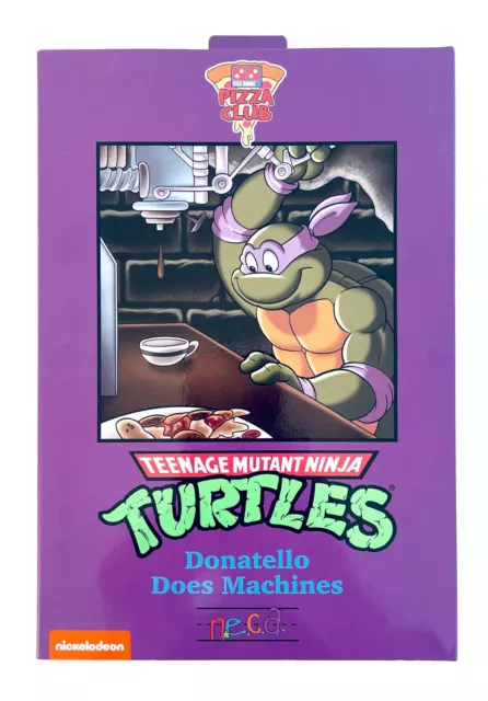 2024 NECA Teenage Mutant Ninja Turtles Pizza Club Donatello In Hand