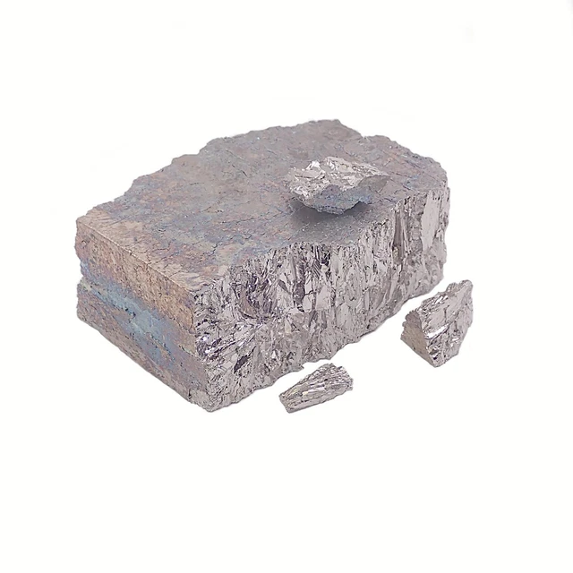 Trozos de lingote de bismuto puro al 99,99% 1 kg. Para hacer cristales