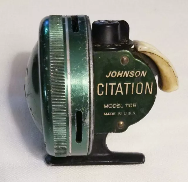 Nice Vintage Johnson Model 710B Closed Face Fishing Reel Made In USA