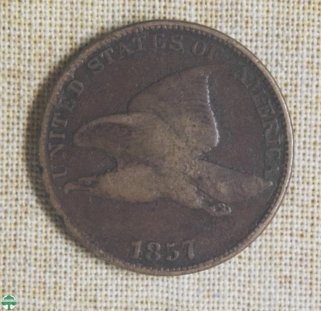 1857 Flying Eagle Cent - Good Details
