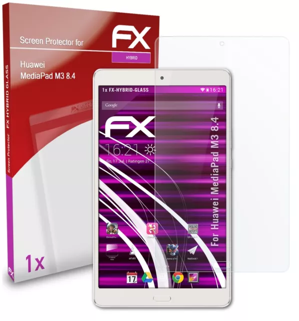 atFoliX Verre film protecteur pour Huawei MediaPad M3 8.4 9H Hybride-Verre