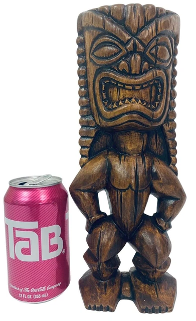 Vintage 1959 Treasure Craft Hawaii Hawaiian Ceramic Tiki God Sculpture 11.25"