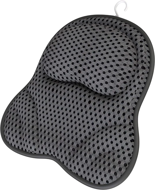 Lussuoso cuscino da bagno grigio - cuscino vasca super comodo e spesso - ultra veloce