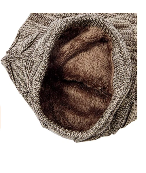 Gorro Para Hombre Gorros De Invierno Hombres Para El Frio Con Bufanda Punto 6