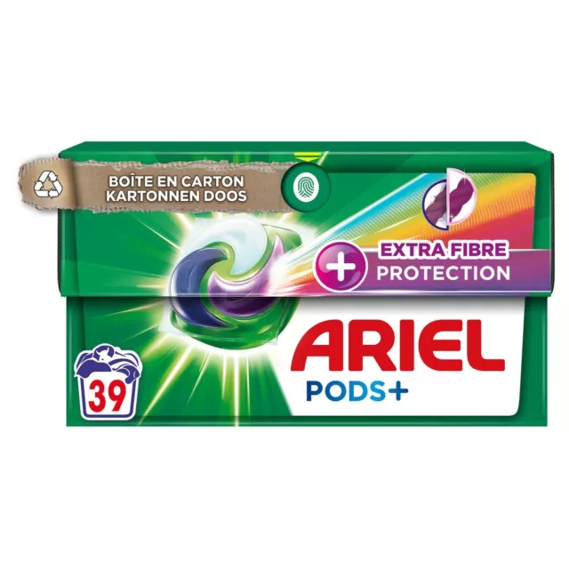 Lessive Capsule Extra Protection Couleur All-in-1 Pods ARIEL le paquet de 39