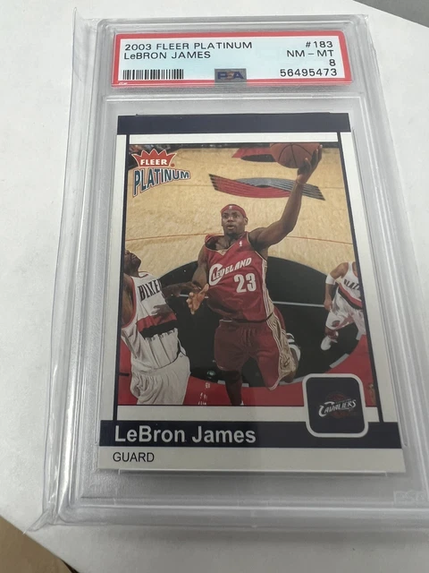卸売 Lebron James 03-04 Rookie LeBron Fleer Lot Platinum 2003 /750