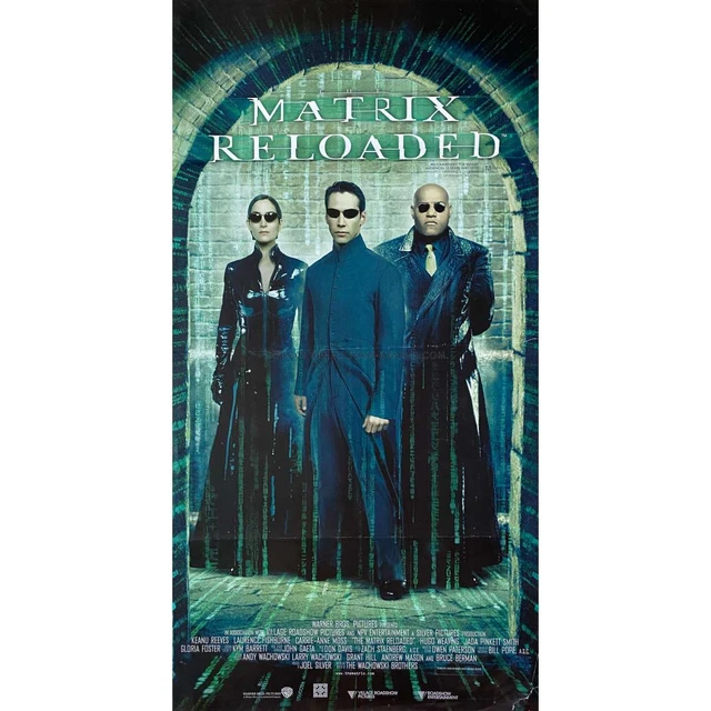 MATRIX RELOADED AFFICHE de film 33x78 cm. 2003 Keanu Reeves, Wachowski Br EUR 21,99 MATRIX RELOADED AFFICHE de film 33x78 cm. 2003 Keanu Reeves, Wachowski Br EUR 21,99