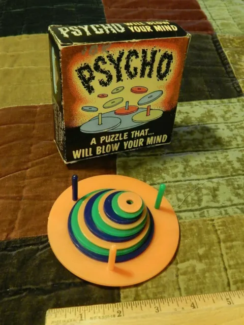 PSYCHO "A Puzzle That...Will Blow Your Mind" (1969) A. Freed Novelty ~ New York