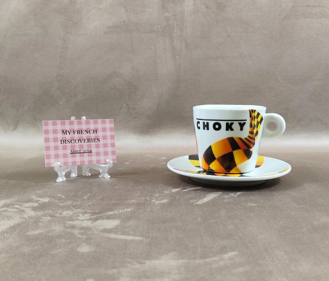 Tasse Publicitaire Auchan Drive Blanche 35cl - Céramique Vintage - Occasion