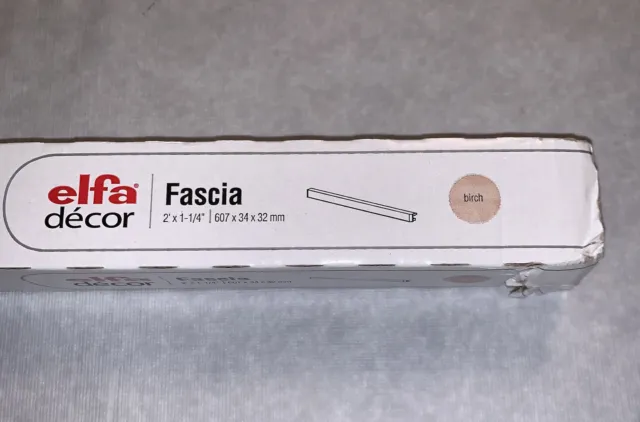 Elfa Decor Fascia Birch 24” x 1 1/4”604918