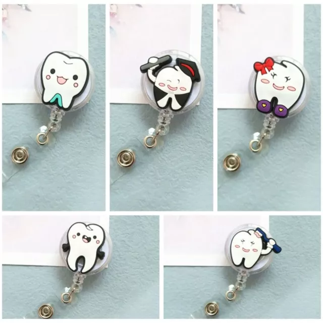 Dentist Teeth Badge Holder Work Card ID Card Holder  Girl Boy