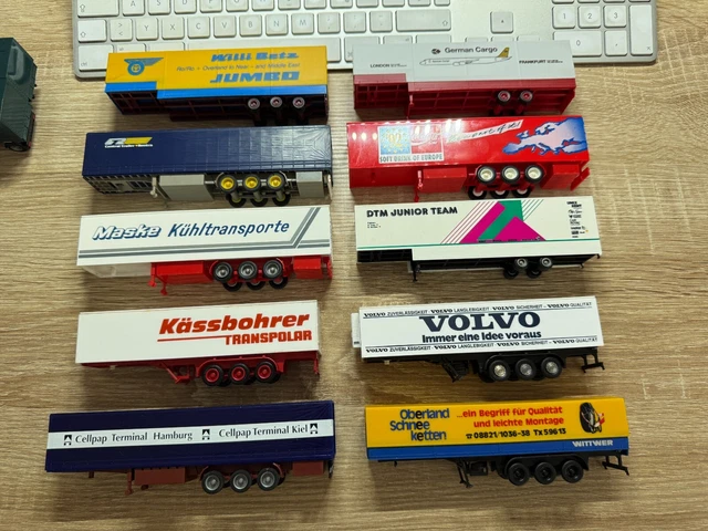 herpa, Albedo, Awm, Neuf Man (grue) + remorque palettes Hebel