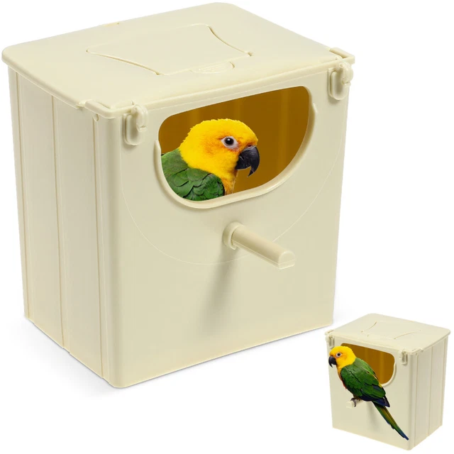 2 cajas de cría de aves jaula árbol estilo colgante para pájaros casas de descanso mascotas