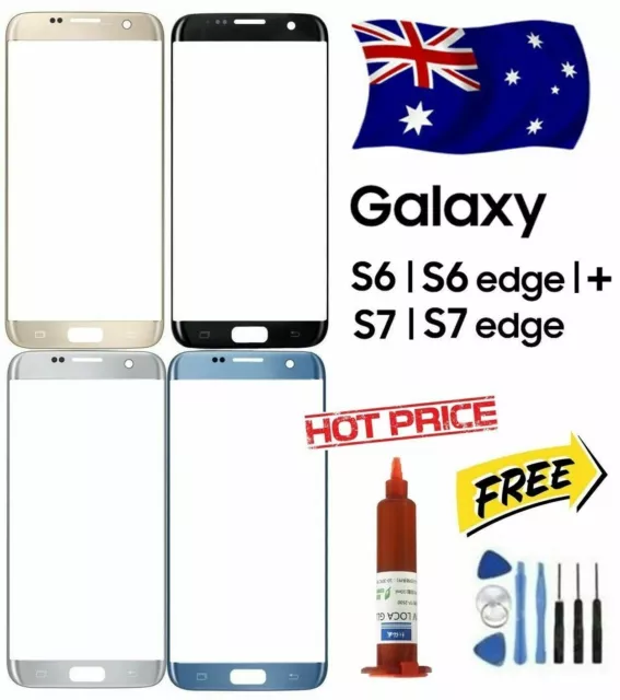 Outer Front Glass Screen Replacement For Samsung Galaxy S6 Edge Plus S7 S7 Edge