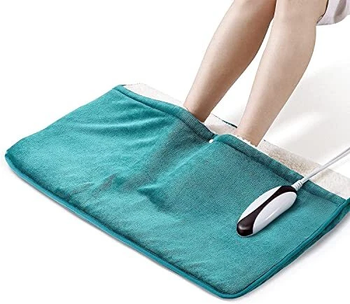 Electric Foot Warmer Heating pad Extra Large Size 50 X 80cm footmuff with 5 T...