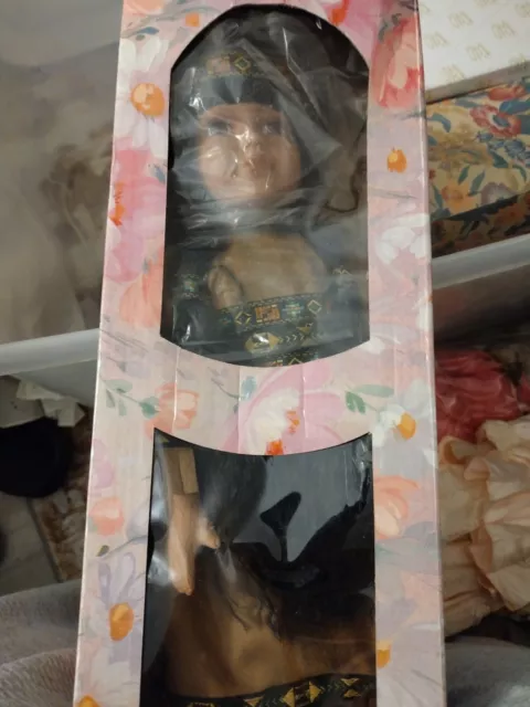 Chenoa Indian Doll Heritage Signature Collection Native American Porcelain Doll
