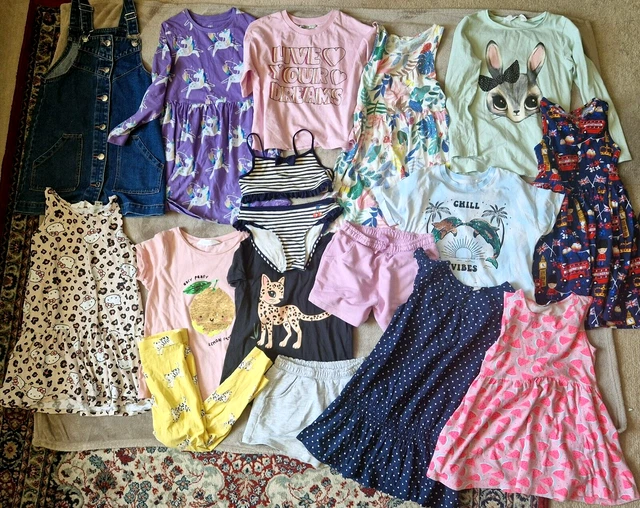 BUNDLE Girls summer clothing age 6-7-8 years (23 pieces)