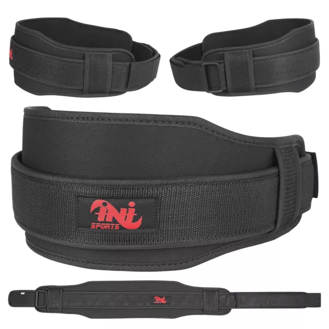 Weight Lifting Belt Gym Training Neoprene Fitness Workout Double Support Back