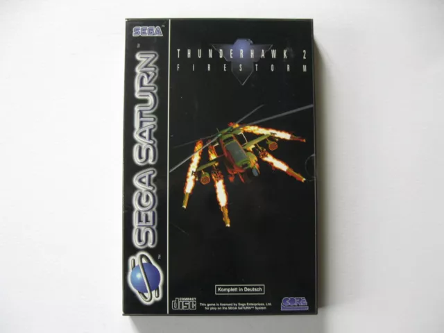 THUNDERHAWK 2 Firestorm - serie Saturno - versione tedesca di vendita - IMBALLO ORIGINALE