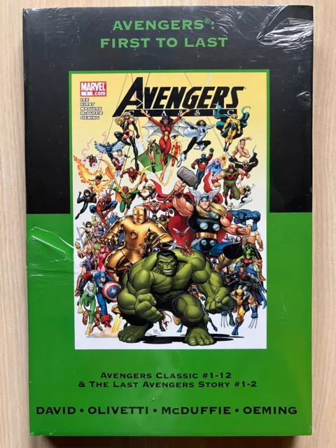 Avengers First To Last Marvel Premiere Hardcover Hc Variant Vol 17 New / Sealed!